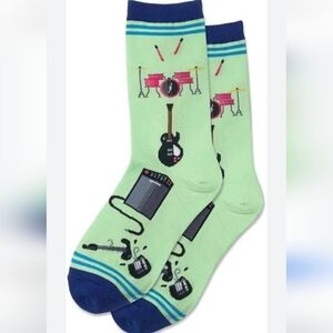 Hotsox Garage Band Socks 1 Pair women's SIZE 4-10 1/2